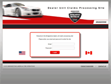 Tablet Screenshot of dealerunitclaims.com